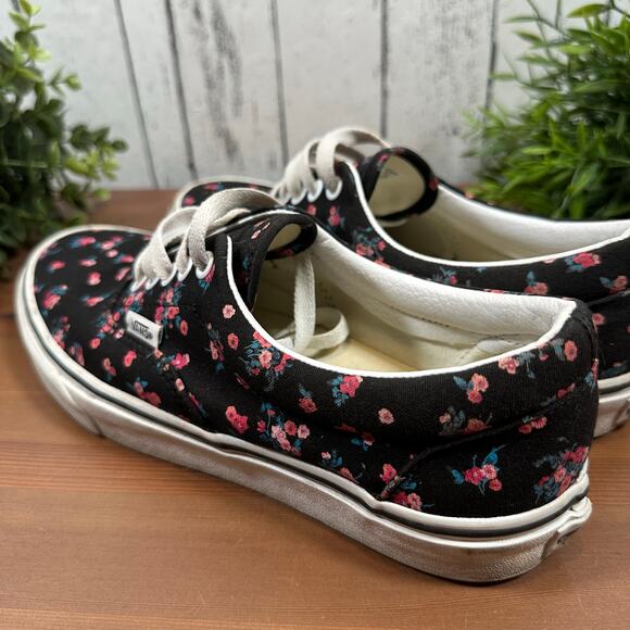 Vans Era Women's Ditsy Floral Lace Up Sneakers Size 9 - Picture 5 of 9